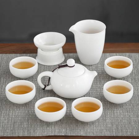 蘇氏陶瓷 羊脂玉茶具套裝，以德化“中國白”演繹功夫茶道之美